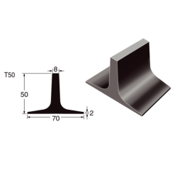 TASSEAU REMACLEAT T50/CN  70 x 2000 / 8 x 50